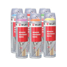 Sprej značkovací červený NEON RED Wurth