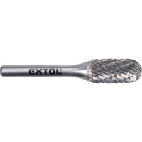 Fréza karbidová valcová pologuľaté čelo 10mm Extol 8703724