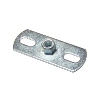 Doska s maticou M12 120x40x3,0mm Zn