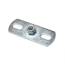 Doska s maticou M12 120x40x3,0mm Zn