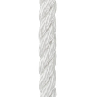 Lano biele stáčané 10mm 3-pramenné PA Lano biele stáčané 10mm 3-pramenné PA
