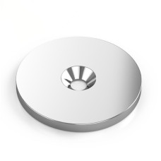 Magnet neodymový okrúhly s otvorom M4 34/9,5-4,5mm výška 4mm sila 10kg