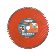 Kotúč rezný diamantový 230x22,2mm Turbo Extol Premium