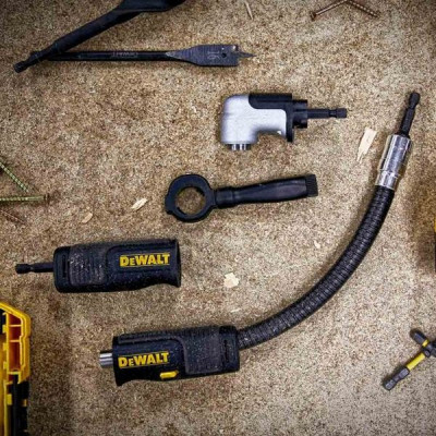 Nadstavec pravouhlý s flexibilným predlžovacím adaptérom 4v1 1/4 DeWalt