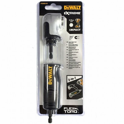 Nadstavec pravouhlý s predlžovacím adaptérom 2v1 1/4 DeWalt