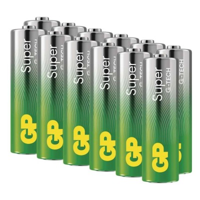 Batéria alkalická SUPER AA 1,5V LF6 B0124T GP 12ks