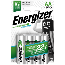 Batéria nabíjacia 2300mAh R6 AA Ni-Mh Energizer Extreme 4ks Batéria nabíjacia 2300mAh R6 AA Ni-Mh Energizer Extreme 4ks
