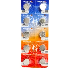 Batéria 1,55V hodinková typ Renata 390, 389, SR1130SW, SR54, G10 10ks