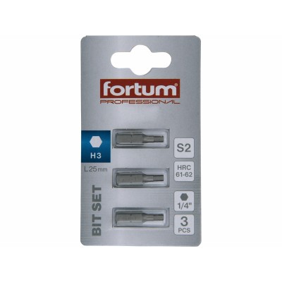 Bit imbusový H3x25mm Fortum
