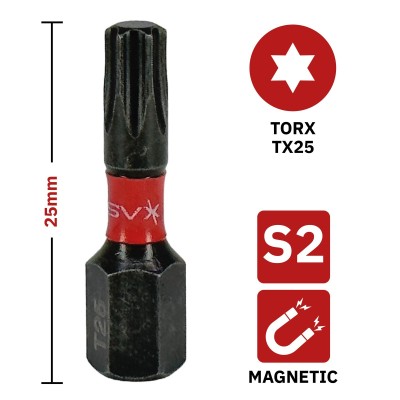 Bit TX25 25mm SVXtools