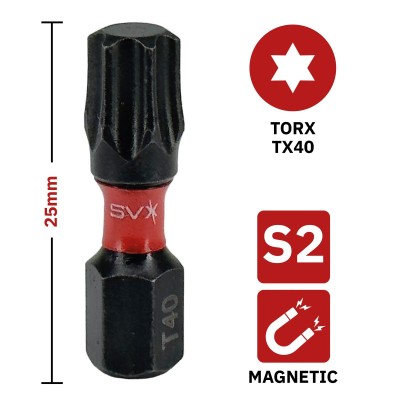 Bit TX40 25mm SVXtools