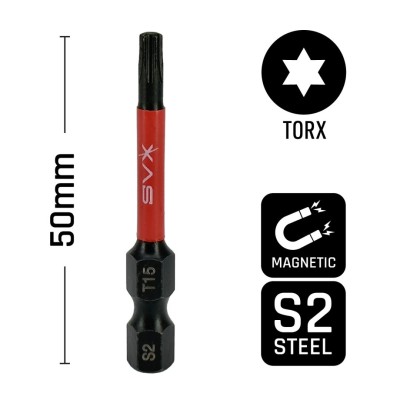 Bit predĺžený TX15 50mm SVXtools