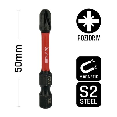 Bit predĺžený PZ3 50mm SVXtools
