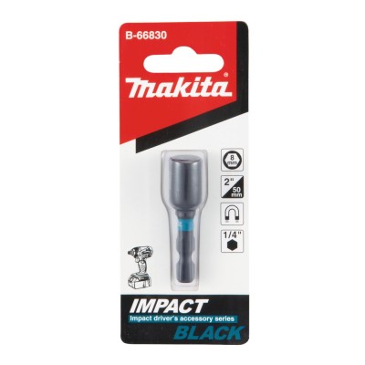 Nástavec magnetický 6 hranný 8mm Impact BLACK Makita B-66830