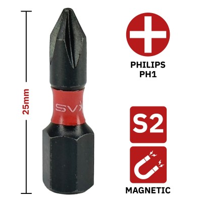 Bit PH1 25mm SVXtools