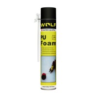Montážna PUR pena vysokoexpanzná 700ml trubičková WOLF