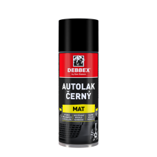 Sprej autolak čierny matný RAL9005 400ml Den Braven