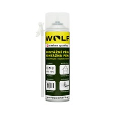 Montážna PUR pena nízkoexpanzná 500ml trubičková WOLF