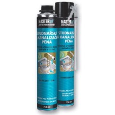 Montážna PUR pena studniarska trubičková 750ml Mastersil