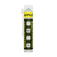 Montážna PUR pena nízkoexpanzná 750ml trubičková WOLF Montážna PUR pena nízkoexpanzná 750ml trubičková WOLF
