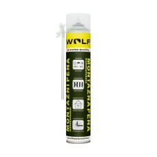 Montážna PUR pena nízkoexpanzná 750ml trubičková WOLF