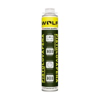Montážna PUR pena nízkoexpanzná 750ml pištoľová WOLF Montážna PUR pena nízkoexpanzná 750ml pištoľová WOLF