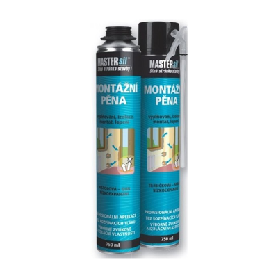 Montážna PUR pena PU 750ml GUN Mastersil