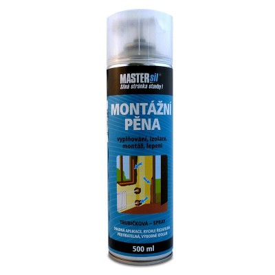 Montážna PUR pena PU 500ml MasterSil