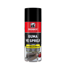 Tekutá guma v spreji čierna 400ml Debbex