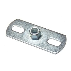 Doska s maticou M20 80x30x3,0mm Zn