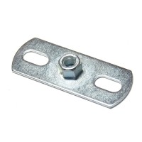 Doska s maticou M6 80x30x2,0mm Zn