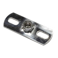 Doska s maticou nerezová M10 80x30x2,0mm A2
