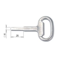 Kľúč elektrikársky 6x6mm štvorhran vonkajší 20001 Kľúč elektrikársky 6x6mm štvorhran vonkajší 20001