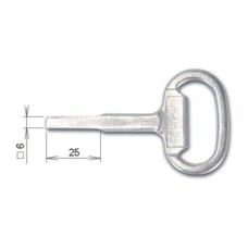 Kľúč elektrikársky 6x6mm štvorhran vonkajší 20001