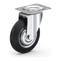 Koliesko otočné na platničke bez brzdy 521 XD-V100C z - DM Koliesko otočné na platničke bez brzdy 521 XD-V100C z - DM