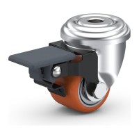 Koliesko otočné s brzdou s upínaním na stredový otvor 253B RU-G035 Koliesko otočné s brzdou s upínaním na stredový otvor 253B RU-G035