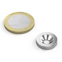 Magnet neodymový okrúhly s otvorom M4 15/9,5-4,5mm výška 4mm sila 3kg Magnet neodymový okrúhly s otvorom M4 15/9,5-4,5mm výška 4mm sila 3kg