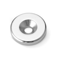 Magnet neodymový okrúhly s otvorom M4 20/9.5-4.5 výška 4mm sila 6,2kg Magnet neodymový okrúhly s otvorom M4 20/9.5-4.5 výška 4mm sila 6,2kg