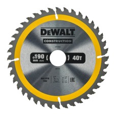 Pílový kotúč 190mm, 30mm otvor, 40 zubový ATB10 DeWalt Pílový kotúč 190mm, 30mm otvor, 40 zubový ATB10 DeWalt
