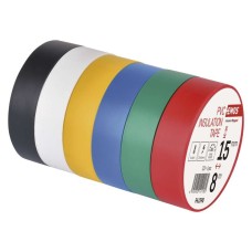 Sada izolačných pások farebný mix 15mm 8m 6-dielna Emos