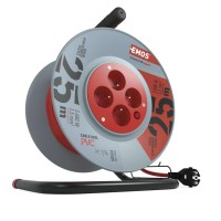 Bubon predlžovací 4 zásuvky 25m 1,0mm PVC EMOS P19425 Bubon predlžovací 4 zásuvky 25m 1,0mm PVC EMOS P19425