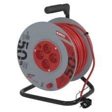 Bubon predlžovací 4 zásuvky 50m 1,0mm PVC EMOS P19450