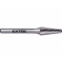 Fréza karbidová kónická pologuľaté čelo 10mm Extol 8703784 Fréza karbidová kónická pologuľaté čelo 10mm Extol 8703784