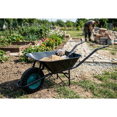 Fúrik stavebný s plným kolesom korba 85 litrov 400mm SF95 bantam