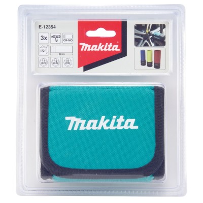 Sada hlavíc na kolesá 1/2 17-19-21mm 3ks Makita