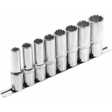 Sada nástrčných predĺžených kľúčov 8-dielna 1/2" 10-22mm MULTI LOCK EXTOL PREMIUM