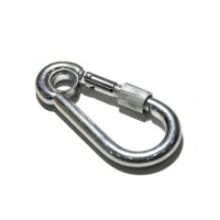 Karabina s okom a poistkou 6x60 DIN5299A Zn Karabina s okom a poistkou 6x60 DIN5299A Zn