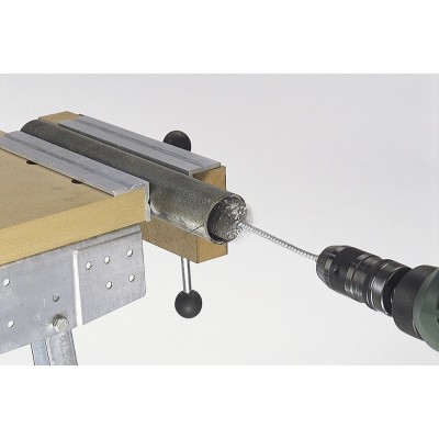 Kefa drôtená so stopkou do vŕtačky 20x55x200mm Wolfcraft