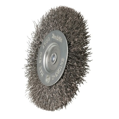 Kefa so stopkou vlnitá kruhová nerezová 1/4" 100mm Makita D-76641