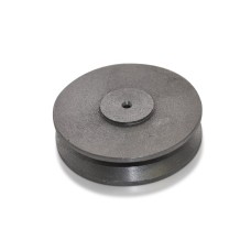 Kladka liatinová s nevŕtanou dierou 100mm lano 10mm